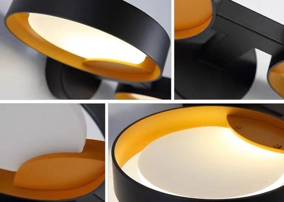 Hot Wholesale Minimalist LED Bedroom Black Wall Lamp Low Voltage Wall Lights