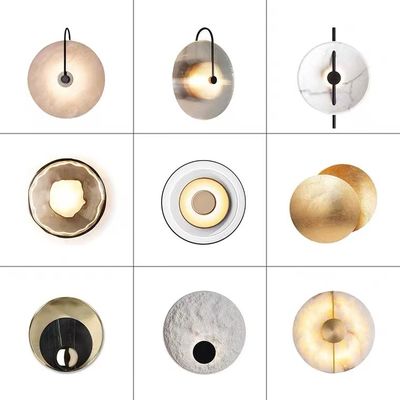 Modern Wall  Indoor Led Bedside Hotel  Gold Small Glass Wall Lamp