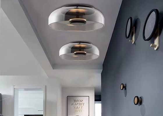 Modern Wall  Indoor Led Bedside Hotel  Gold Small Glass Wall Lamp