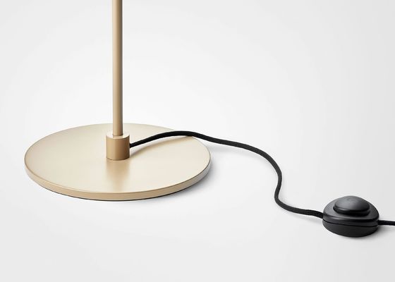 Modern Simple  Indoor Led Bedside Hotel  Gold Small Glass Table Lamp