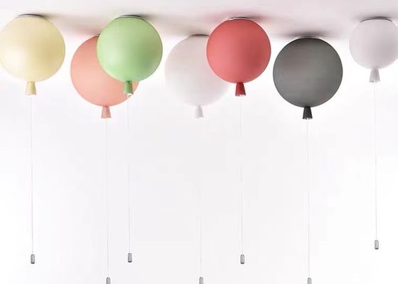 Romantic Kids Children Bed Room Pendant Light Colourful Glass Balloon Led Ceiling Chandelier Lamp