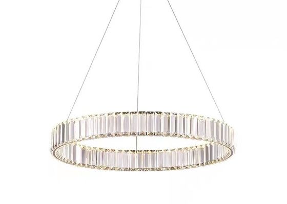 Modern decorative lamp product combination chandelier round ring lighting crystal led chandelier