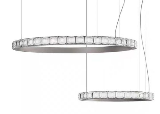 Decorative Lamp Led Chandelier Round Ring Lighting Large Modern Crystal Chandelier