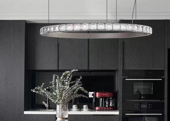 Decorative Lamp Led Chandelier Round Ring Lighting Large Modern Crystal Chandelier