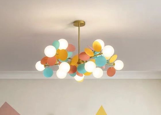 Modern kid room colorful pendant lamp  drop down factory inspection pendant light fixtures
