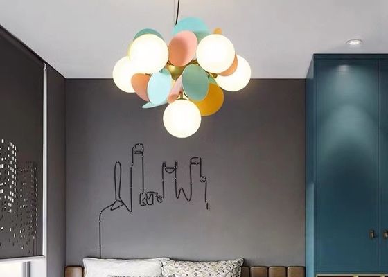 Modern kid room colorful pendant lamp  drop down factory inspection pendant light fixtures