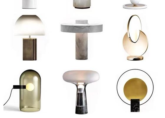 Modern Table Lamp Bedroom Study Bedside Semicircle Lamp small decorative table lamp