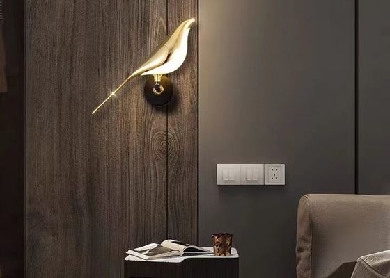 Modern Luxury Gold Table Lamp For Hotel Home Living Room Decoration Desk Light With Bird Shape