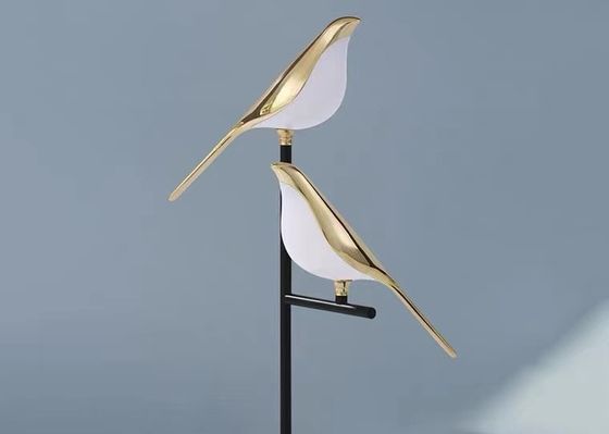Modern Luxury Gold Table Lamp For Hotel Home Living Room Decoration Desk Light With Bird Shape