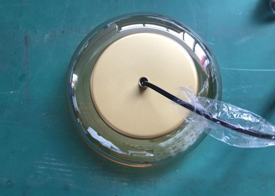 Modern Wall  Indoor Led Bedside Hotel  Gold Small Glass Wall Lamp