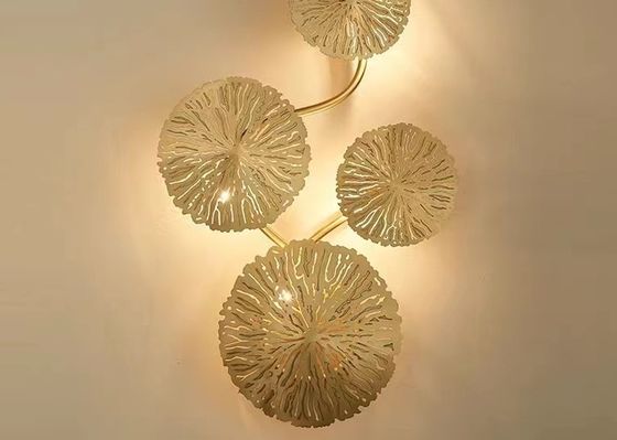Modern Style Indoor Lighting Copper Wall Light For Hotel Bedroom Staircase Wall Lamp