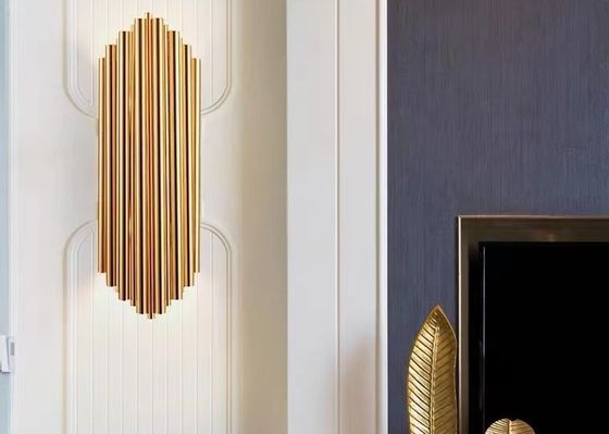 Decorative Luxury Stair Lamp Contemporary Led Crystal Wall Lamp For Hotel