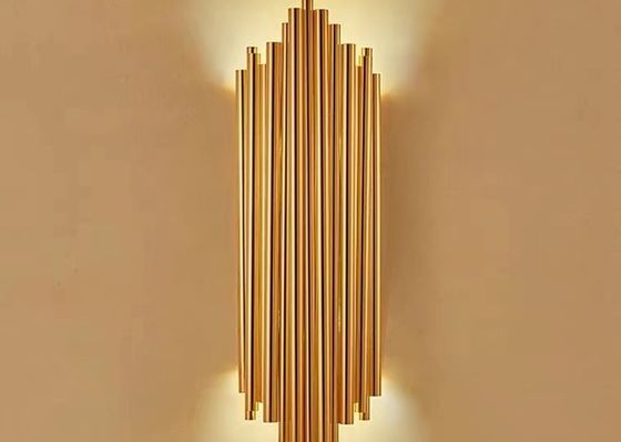 Decorative Luxury Stair Lamp Contemporary Led Crystal Wall Lamp For Hotel