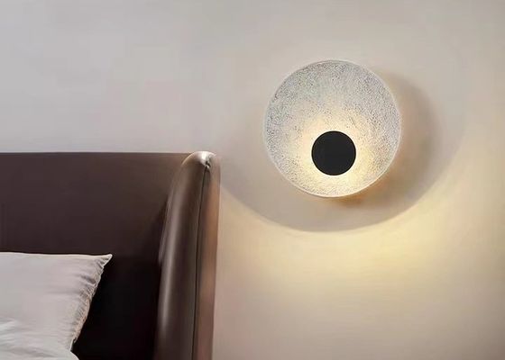 Decorative Luxury Stair Lamp Round shade Led Moon Wall Lamp For Hotel