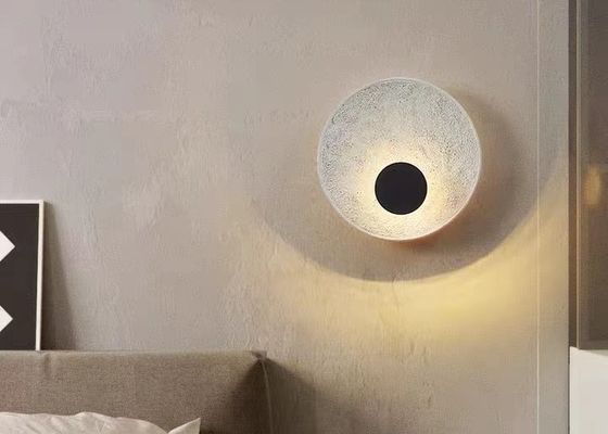 Decorative Luxury Stair Lamp Round shade Led Moon Wall Lamp For Hotel