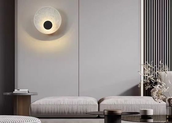 Decorative Luxury Stair Lamp Round shade Led Moon Wall Lamp For Hotel