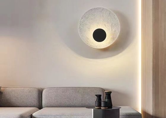Decorative Luxury Stair Lamp Round shade Led Moon Wall Lamp For Hotel