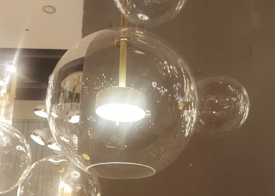 Wholesale Price Modern Lamp Milk Glass Golden Chandelier Pendant Light For Home Restaurant