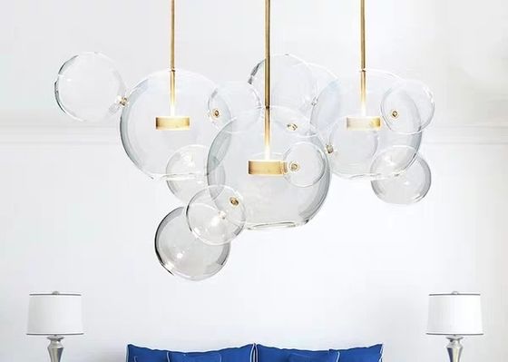 Wholesale Price Modern Lamp Milk Glass Golden Chandelier Pendant Light For Home Restaurant