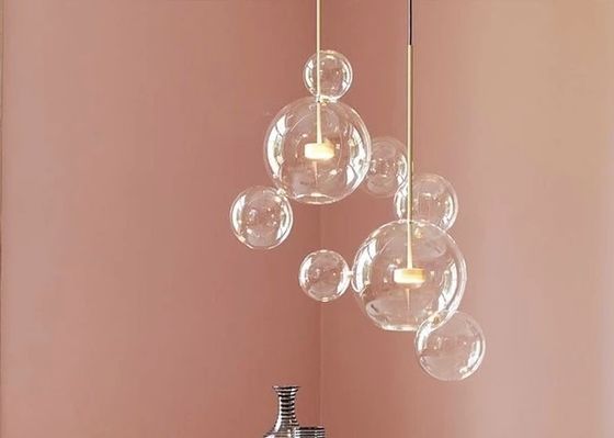 Wholesale Price Modern Lamp Milk Glass Golden Chandelier Pendant Light For Home Restaurant