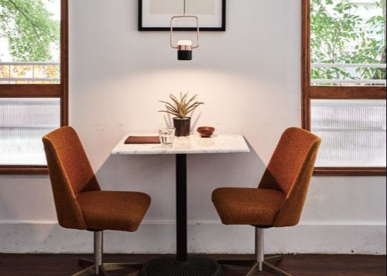 Led Pendant Lights Plated Rose Gold  Iron Small Hanging Lamps Dining Room Bedroom Light Fixture