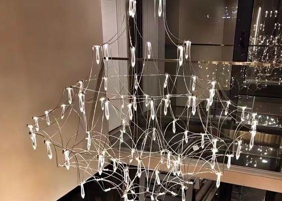 Good Quality Ceiling Handmade lampshade Hanging Lighting Modern Kitchen LED Pendant Chandelier