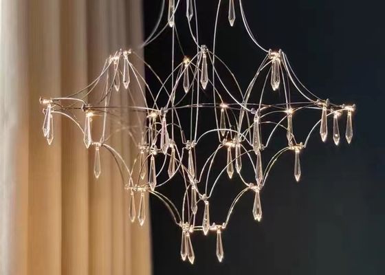 Good Quality Ceiling Handmade lampshade Hanging Lighting Modern Kitchen LED Pendant Chandelier