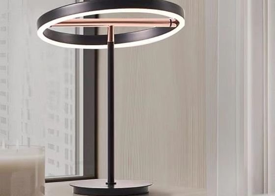 Elegant Home Decor Contemporary Gold Luxury Long Led Simple Table Lamp For Bedroom