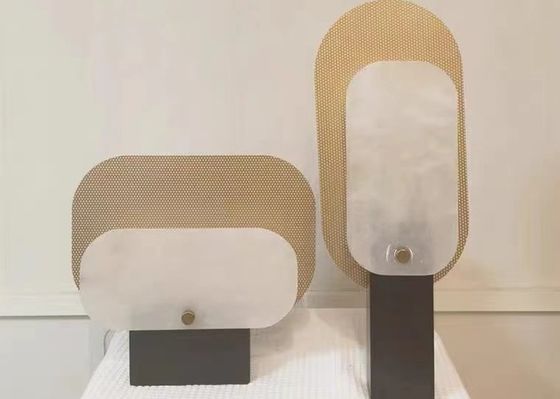 Creative Golden Metal Floor Lamp Marble Shade Guzhen Led Floor Lamp