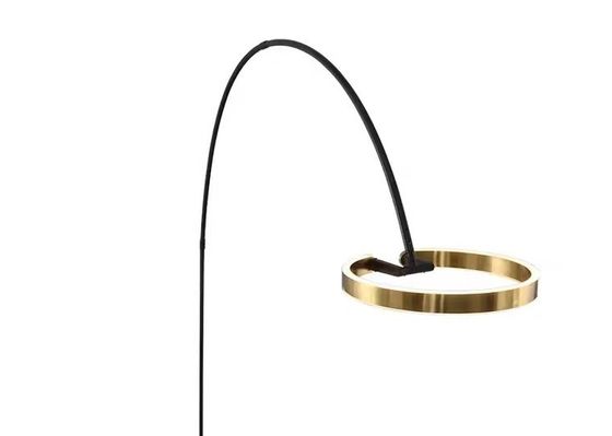Nordic Fishing Circle Bedside Sofa Modern Gold led Bedroom Floor Lamp
