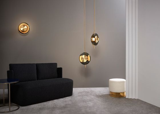 Modern Light Fixtures Restaurant Hanging Ceiling Iron Glass Pendant Lamp