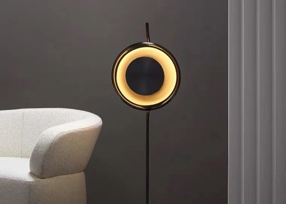 New Designed Cafe Project High Metal Marble Base Reading Room Floor Lamp