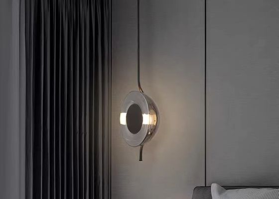 Modern Light Fixtures Restaurant Hanging Ceiling Iron Glass Pendant Lamp