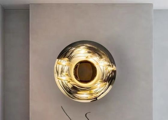 Luxury Stair Lamp Contemporary Led Gold decorative Wall Lamp For Hotel