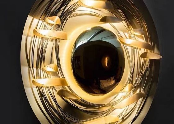 Luxury Stair Lamp Contemporary Led Gold decorative Wall Lamp For Hotel