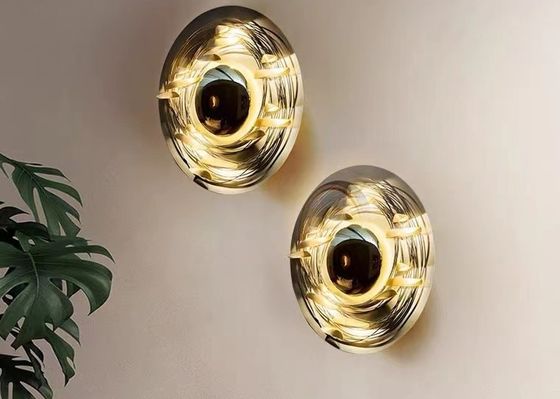 Luxury Stair Lamp Contemporary Led Gold decorative Wall Lamp For Hotel