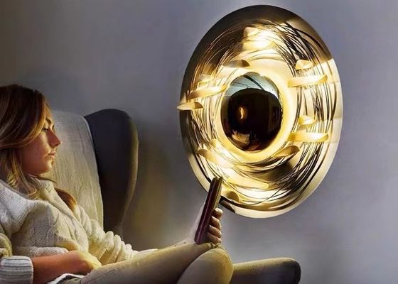 Luxury Stair Lamp Contemporary Led Gold decorative Wall Lamp For Hotel