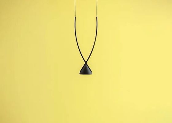 Modern Indoor Dining Room Black Chandelier Restaurant Showroom Ceiling LED Pendant Light