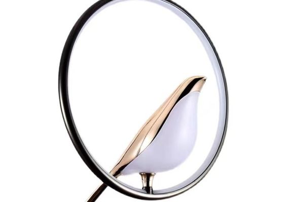 Sea Shipping Gold Round Bird Mounted LED Chandelier