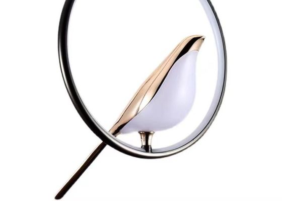 Sea Shipping Gold Round Bird Mounted LED Chandelier