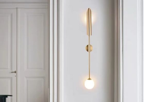 Simple Retro Glass Ball Wall Lamp Classic Kitchen Aisle Restaurant Transparent Glass Ball Wall Lighting