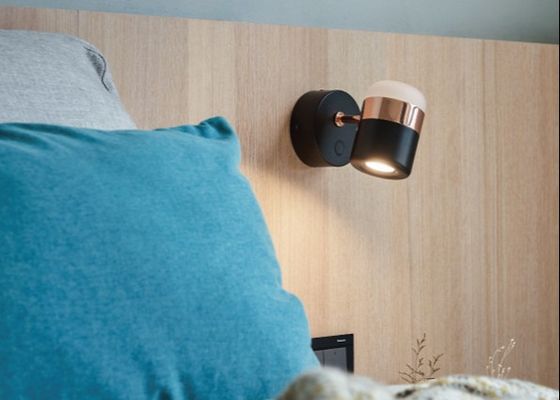 Hot Selling Copper Style Living Room Bedroom Small Light Decorative Modern LED Wall Light