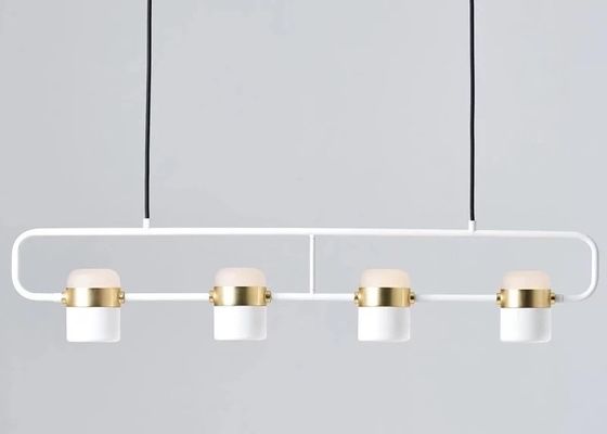 Led Modern Electroplated Golden Decorative Chandelier Copper Pendant Lamp