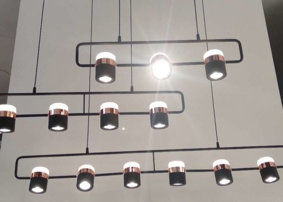 Led Modern Electroplated Golden Decorative Chandelier Copper Pendant Lamp