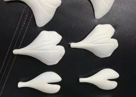 Restaurant Projects Large Custom Made Lamp White Ceramic Flower Pendant Light Leaf Chandelier