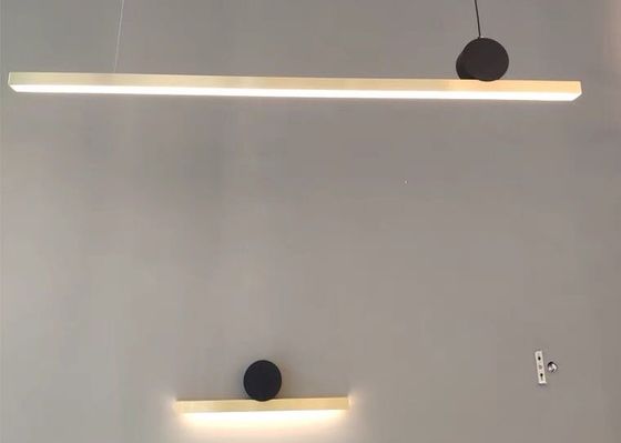 LED Black and Gold Indoor Lighting Adjustable Long Cord Staircase Brass Pendant Lamp