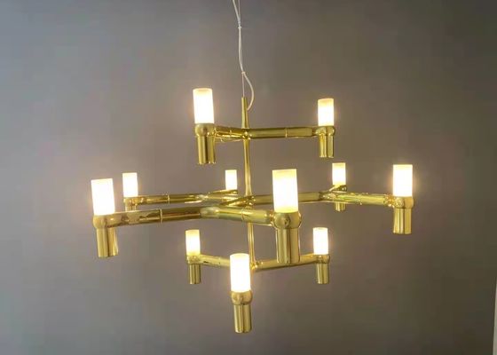 Large  LED Chandelier Luxury Living Room Hanging Light
