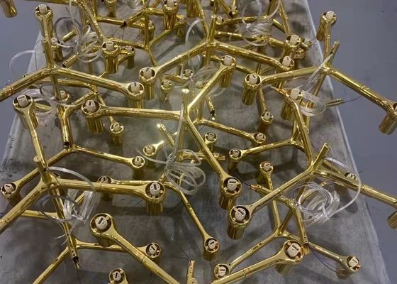 Large  LED Chandelier Luxury Living Room Hanging Light