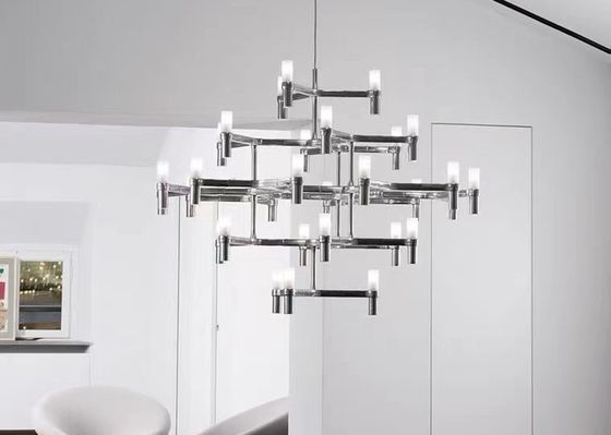 Large  LED Chandelier Luxury Living Room Hanging Light
