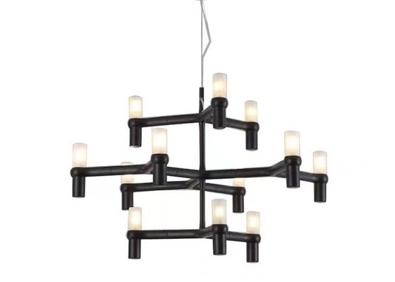 Large  LED Chandelier Luxury Living Room Hanging Light